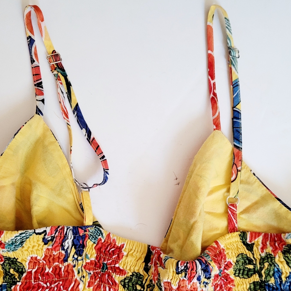 Floral Yellow Sundress - Picture 4 of 10
